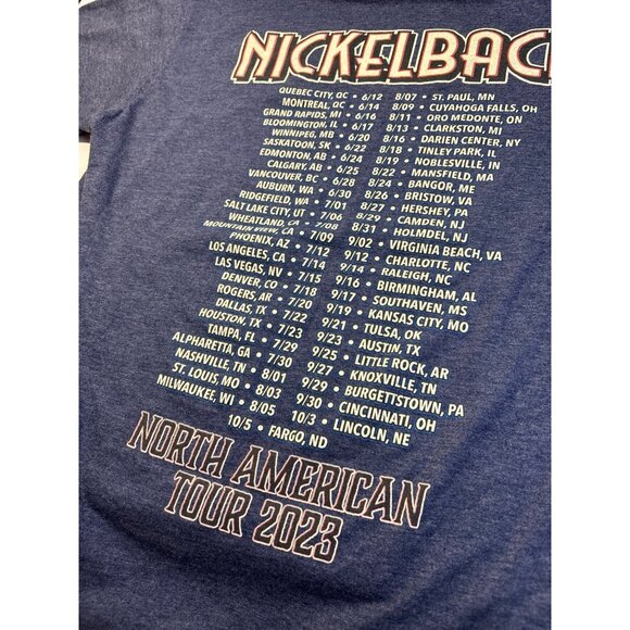 Nickelback 2023 Concert Shirt (medium) - Picture 2 of 7